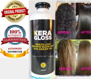 1Liter Keragloss Brazilian Hair Treatment For Damage Hair | Straightening Treatment Salon & DIY