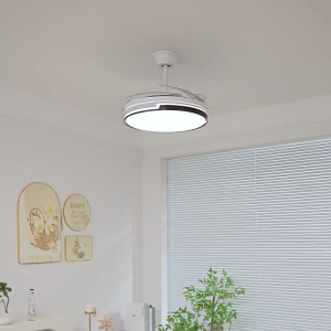 Frequency Conversion Invisible Integrated Modern Ceiling Fan Light for Home Dining Living Room Durable