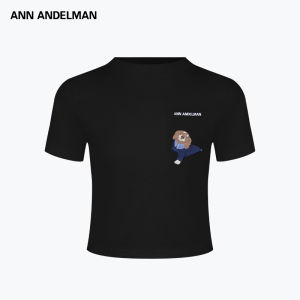 ANN ANDELMAN | Fitted Short Sleeve Embroidered T-Shirt