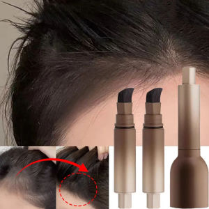【Grilrigrin】3D 2-in-1 Wild Eyebrow and Hairline Liquid Anti-smudge Waterproof Long Lasting Black Brown with Brush for Hair Eyebrows Makeup