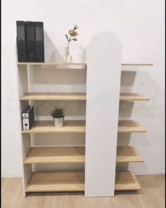 Furniture Direct AGRO wooden bookcase display cabinet shelf rack
