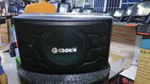 CROWN BF-108 3-WAY KARAOKE SPEAKER SYSTEM 2 PCS WITH 600 WATTS.