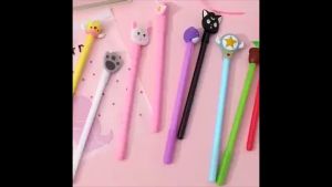 Set 20 bút bi mực nước hoạt hình cute ngộ nghĩnh (Trộn mầu đủ 20 mẫu khác nhau)