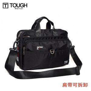 Tough Trendy Mens Shoulder Bag Retro Business Casual High Quality Slant Crossbody Bag Multi-layer Oxford Cloth Large Size