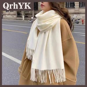 SIG081ผ้าพันคอขนแคชเมียร์เทียมใหม่ฤดูใบไม้ร่วงและฤดูหนาวผ้าคลุมไหล่ปลายสูงอเนกประสงค์แฟชั่นหนาอบอุ่น