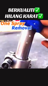 450ml Rust Remover Spray for Motorcycle Car Metal Parts Fast Acting Anti-Rust Cleaner KRS