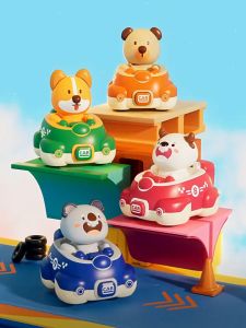 Mainan Mobil Animal Cartoon Bumper Car - Mainan Mobil unik ditabrek kepala bisa memantul