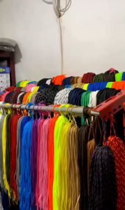 Tali Sepatu Sneakers Pipih 120cm Hoodie Jaket Jogger Gepeng