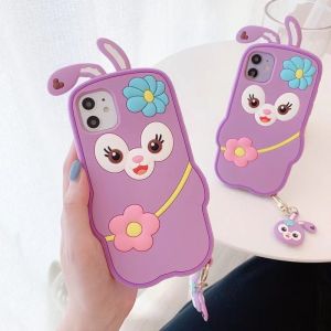 Case iPhone 6Plus 7Plus X XR 11 11Promax 12 12Pro 13 13Pro 13Promax 14 14Pro 14Promax 15 Silikon Casing Karakter Boneka Stellalou Motif 3D Stellalou