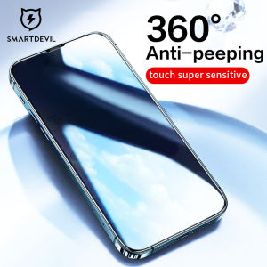 Smartdevil 360 ° màn hình chống nhìn trộm bảo vệ cho iPhone 16 Pro max 16 Pro 16 Plus iPhone 15 Pro max iPhone 14 Pro Max iPhone 13 iPhone 13 Pro max iPhone 14 Plus iPhone 16e điện thoại di động bảo hiểm đầy đủ Phim kính cường lực chống bụi chống nhìn trộ