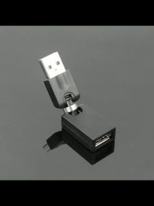 Flexible Swivel-Twist Angle 360 Degree Rotating USB 2.0 Adapter Converter
