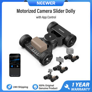 NEEWER DL400 Upgraded Motorized Camera Slider Dolly with App Control for DSLR Camera Video Camcorder GoPro Smartphone