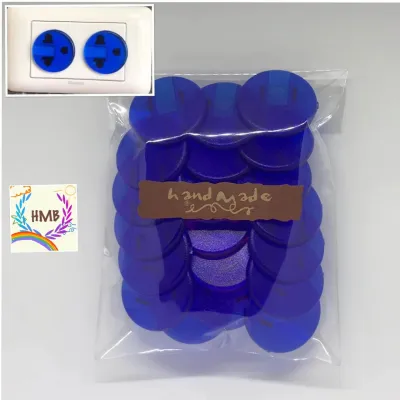 20 Pcs Crystal 9 Color ฝาครอบปลั๊กไฟ Handmade®️20 ชิ้น socket baby protector ที่อุดรูปลั๊กไฟ ป้องกันไฟดูด ‼️(Safety protection 2plug & 3plug safety ‼️
