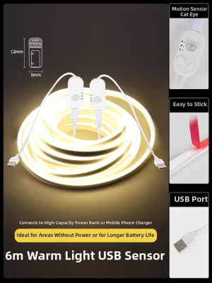 LAISILIMANWEI | Rechargeable Sensor Wireless Self-Adhesive Stair Lights LED Strip