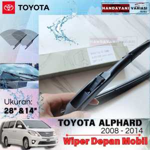 Wiper Kaca Depan Mobil Khusus Toyota Alphard 2008 2014 Ukuran 28 Inch 14 Inch 1set 2 Pcs