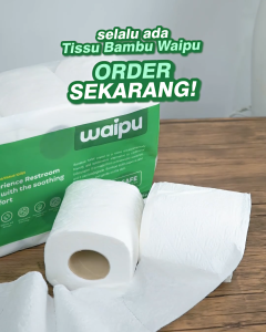 Ryo Home - WAIPU Premium Bamboo Tissue / Tisu Bambu - Toilet 10 roll 3 ply