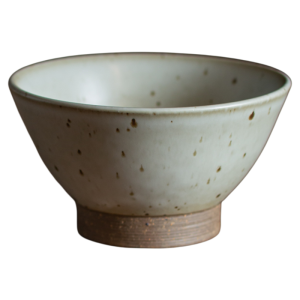 Retro Glazed High-footed Bowl Coarse Ceramics Vegetarian Fire Rice Bowl Dessert Bowl Chinese Porridge Bowl Snack Bowl Tea Treat Bowl