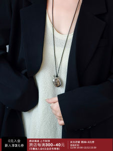 Long Silver Metal Whiskey Bottle Pendant Necklace Black Leather Rope New 2025 Neck Chain Fashion Jewelry for Women