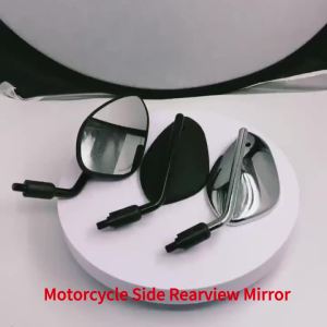 Motorcycle Mirrors Universal 10MM ABS 360° Rotatable Rear View Mirror For Honda Street Bike Scooter E-bike Side Mirror