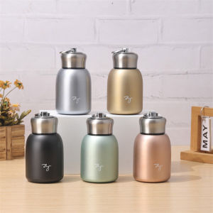 304 Baja Tahan Karat Botol Minum Thermos 300ml Mini Tahan Panas Dan Dingin
