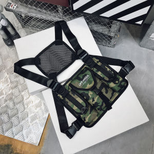 Cool Tactical Vest Bag Thời Trang Phong Cách Công Sở Nhiều Túi Phản Quang Mềm Thời Trang Thường Ngày Dành Cho Thanh Thiếu Niên