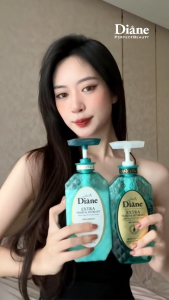 Combo dầu gội xả sạch dầu và dưỡng ẩm da đầu Moist Diane Extra Fresh & Hydrate Tinh Dầu Thiên Nhiên 450ml*2