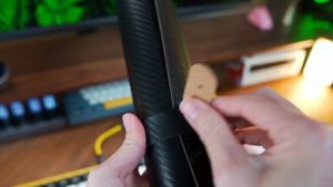 Thảm Lót Chuột Bàn Phím In Dập Nổi Vân Carbon Kích Thước Lớn Khâu Viền Chống Nước