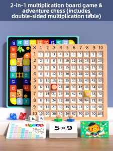XIAOWANDOU | Multiplication Table Flashcards for Grade 2 Students 99 Cards