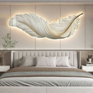 Luxury Feather LED Decorative Painting