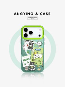 ANGYING | Magnetic iPhone Case with Stand Full Coverage Shockproof