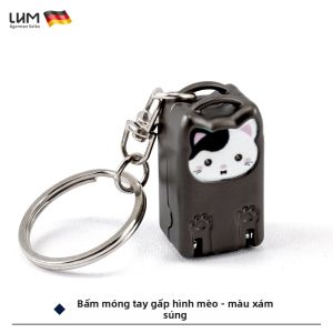 LHM | Kéo Cắt Móng Tay Gập Đựng Chìa Khóa