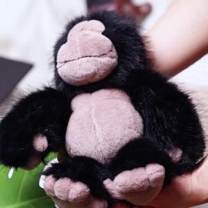 26/35cm Orangutan Plush Fluffy Ugly Monkey Stuffed Long Hair Huggable Pillow Birthday Gifts