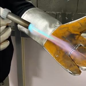 1000c Sarung Tangan Bahan Tebel Las Tahan Api Anti Panas Api Alumunium Cutting Glove