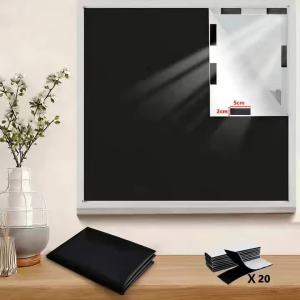 Rèm Cửa Du Lịch Di Động Chống Nắng 100% Tự Dính Cách Nhiệt Không Cần Khoan Lỗ Nhiều Kích Cỡ Che Cửa Sổ