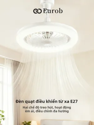 EUROB | Đèn Quạt Trần Tiết Kiệm Năng Lượng LED E27