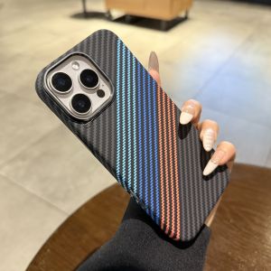 AO.HU | Ốp Lưng iPhone Từ Tính Twill Sợi Carbon Đa Màu