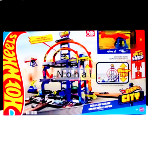 Hot Wheels HotWheels City Mega Loop Garage Track Set