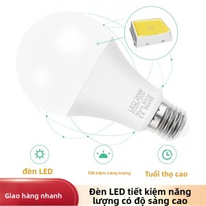 Bóng Đèn LED Tiết Kiệm Năng Lượng E27 Siêu Sáng Bảo Vệ Mắt Vỏ Nhôm Xoắn Ốc Chiếu Sáng Trong Nhà Và Ngoài Trời Nhiệt Độ Màu 2700K~6500K