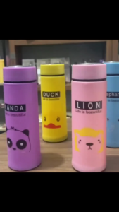 BOTOL MINUM KACA TUMBLER KACA MOTIF LUCU 400ML