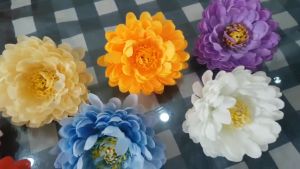 ĐẦU BÔNG CÚC ĐÓA LOẠI 1 CAO CẤP - HOA GIẢ PHỤ KIỆN TRANG TRÍ - LÀM SÉT QUÀ TRANG TRÍ