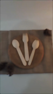 GASE SENDOK GARPU KAYU ISI 25 PCS / FOOD GRADE / ECO FRENDLY