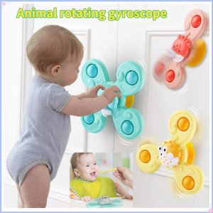 Suction Cup Spinner Bath Toys For Kids Sensory Spinning Educational Toys For 18 Months Up Toddlers