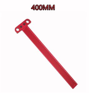 60-500MM Precision Marking T-Ruler Aluminum Alloy Woodworking Scribe Marking Gauge Deluxe Crossed-out Hole Scribing Ruler