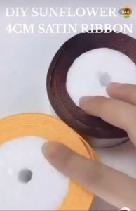 25Yards/Roll 4cm ribbon satin ribbon decorative ribbon gift packaging Ribbons roll 2O49