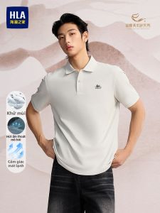 HLA | Cooling Sweat-Wicking Heat-Blocking Mens Polo Shirt
