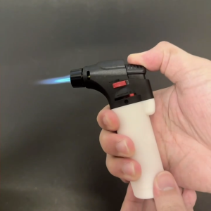 Windproof igniter Filled jet torch lighter gas flame brazing gun tool for kitchens outdoor household grill baked goods