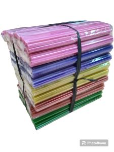 [10 Pack] Sedotan Plastik Salur Lorek / Sedotan Lorek / Sedotan Salur Lurik