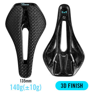 RYET Ultralight Carbon Bicycle Saddle 3D Printed Bicycle Saddle 135/143mm Bike Saddle for MTB Gravel Road Bike Seat Bicycle Part