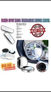 Kaca Spion Cembung Blind Spot Car Bulat Tempel Motor Mobil Kaca Spion Kecil Mini Cembung Wide Angle