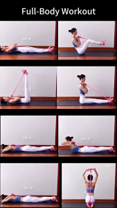 4/6 Tube Pedal Resistance Band Exercise Band Back Toning Core Strengthening Gym Accessories Barang Gym 腳蹬 拉力器